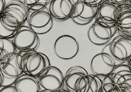 LIGHTWEIGHT LOCKING RINGS for Metal "P", "S" and "FD" Buttons.